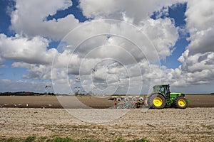 Tractor at Texel