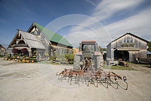 Tractor tiller farm center