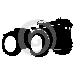 Tractor vector eps illustration by crafteroks