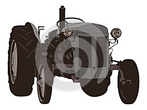 Tractor vector eps illustration by crafteroks