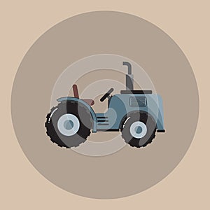 tractor. Vector illustration decorative design