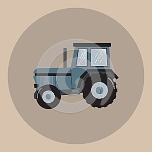 tractor. Vector illustration decorative design