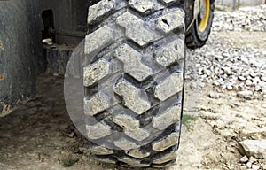 Tractor wheel detail