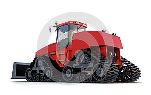 Tractor. on white backgroung