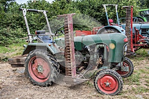 Tractors in the field