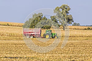 Tractors in Gye, France