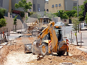 Tractors at work