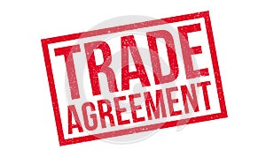Trade Agreement rubber stamp