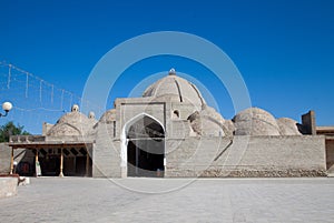 Trade domes, bazaar in the city of Bukhara in Uzbekistan