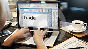 Trade Exchange Import Export Business Transaction Concept