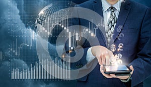 Trade on the exchange using mobile devices.