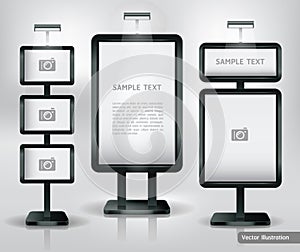 Trade exhibition stand display.