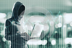 Trade and hacking concept