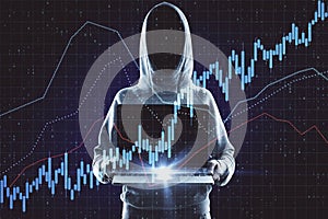 Trade and malware concept