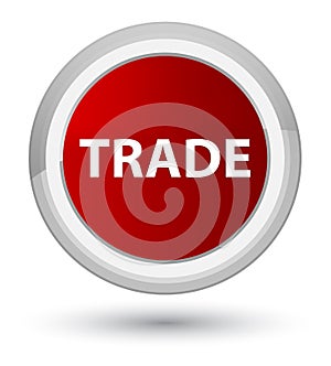 Trade prime red round button