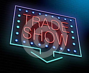 Trade show concept.
