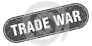 trade war sign. trade war grunge stamp.