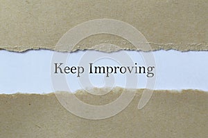 Keep Improving photo