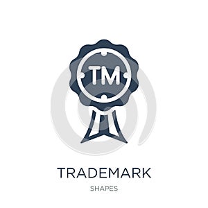 trademark icon in trendy design style. trademark icon isolated on white background. trademark vector icon simple and modern flat