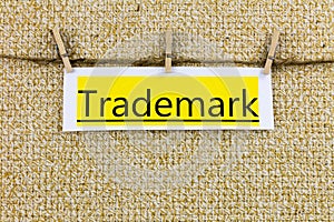 Trademark law intellectual copyright patent business register symbol