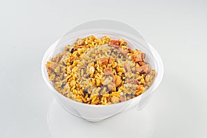 Tradicional Brazilian Rice and beans dish for delivery baiÃ£o de dois
