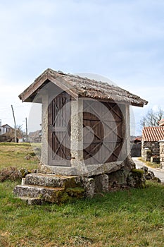 Tradicional Espigueiro, dry corn SatÃ£o, Portugal