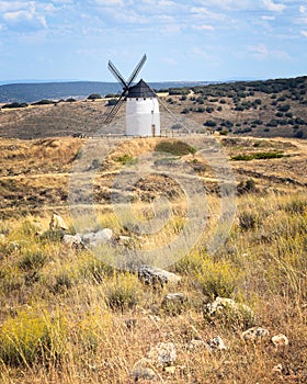 Tradicional Windmill in Ojos Negros, Spain