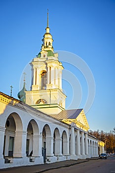 Trading Arcades in the city of Kostroma, Russia