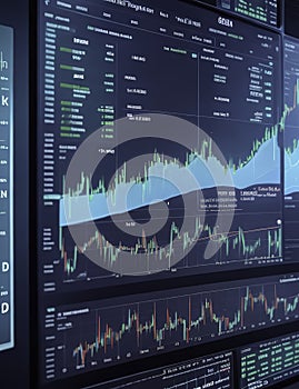 Trading Charts on a Display