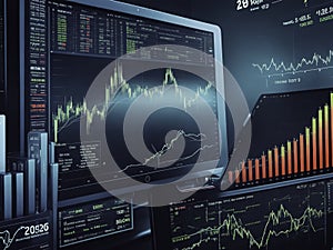 Trading Charts on a Display