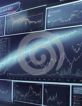 Trading Charts on a Display