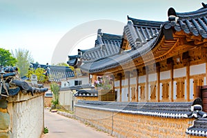 Tradional korean house photo