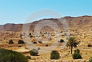 Traditioal Tunisia nature landscape