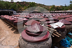 Tradition fish sauce in Phan Thiet, Vietnam