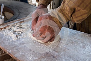 Tradition georgean bread baking