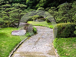 Tradition Japan garden,Zen garden.