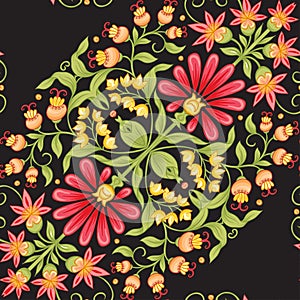 Tradition mughal motif, fantasy flowers