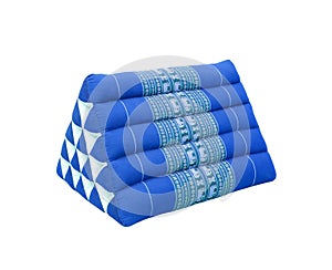 Tradition native Thai style pillow , on white background