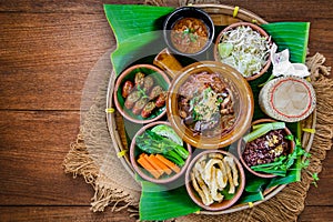 Tradition Northern Thai food.