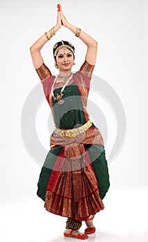 Tradition woman doing traditional dance