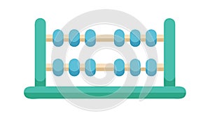 Traditional Abacus Counting Tool, Education and Math, vector design Generative AI