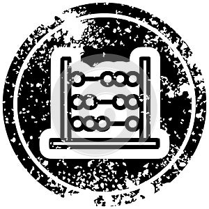 traditional abacus icon symbol