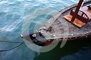 Traditional abra boat in Dubai