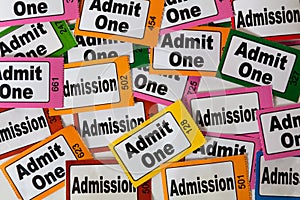 Traditional Admission Tickets