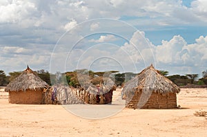 Traditional african huts