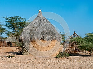 Traditional african huts