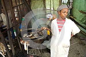 Traditional african restaurant