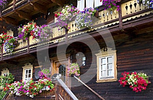 Traditional alpine house