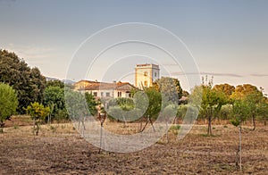 Traditional ancient Catalan farmer's house