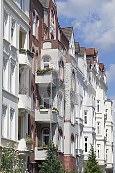 Traditional apartement building,